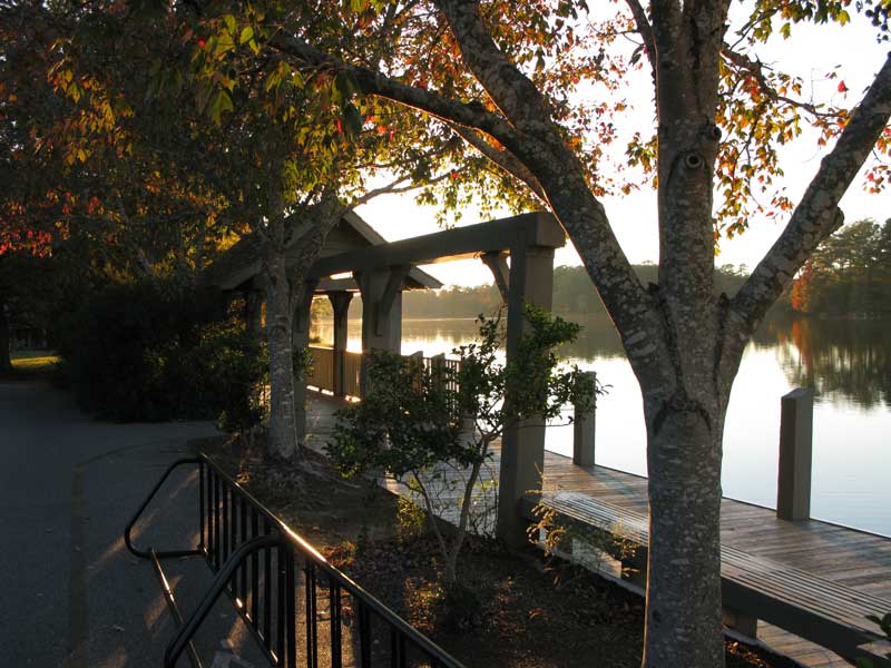 Trails Boat Dock at Callaway Gardens designed by Mike Morgan ca. 1985