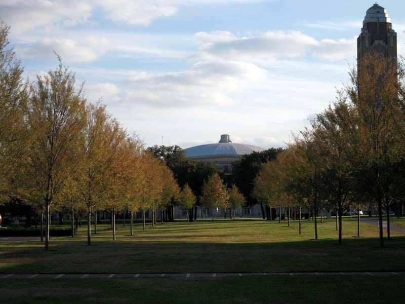 Looking South to Will Rogers Center